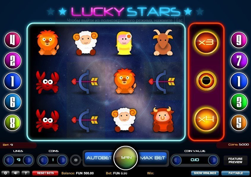 Lucky Stars Slot Review
