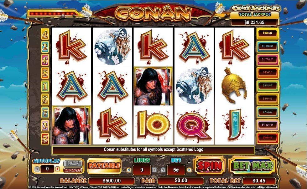 Conan The Barbarian Slot Review