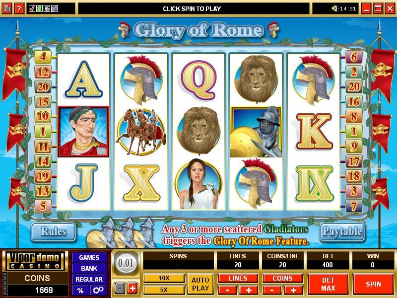 Glory Of Rome Slot Review